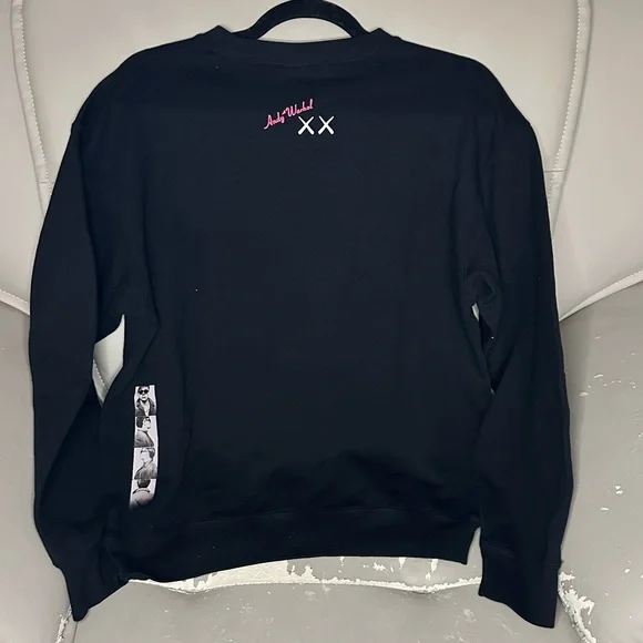 Uniqlo x KAWS + Warhol Graphic Sweatshirt Black size S - Picture 9 of 13